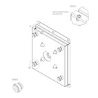 Vorschau: Hagor HA WH One:Quick - Wandhalterung für LG One:Quick 43“
