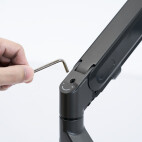 Vorschau: Hagor Tisch Gasliftarm Dual 2x 15-17" | max. VESA 100x100 | Traglast einstellbar 2x 1,5-9kg