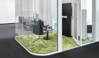 Vorschau: Holzmedia W6 Displaystele M, Front 80cm, Universalblende 20cm, weiß