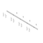 Vorschau: Hagor comPROnents® Menuboard Wandhalterung für 4 Displays 46-65" Landscape |max.VESA 600x400