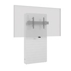 Vorschau: Hagor CON-Line® Big W Lift 75 - 98" Medienstele, Boden-Wand Montage, elektrisch höhenverstellbar