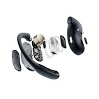 Vorschau: SHOKZ OpenFit Air Open-Ear-Design Bluetooth Kopfhörer mit 28 Stunden Wiedergabezeit | Farbe: Schwarz