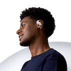 Vorschau: SHOKZ OpenFit Air Open-Ear-Design Bluetooth Kopfhörer mit 28 Stunden Wiedergabezeit | Farbe: Weiß