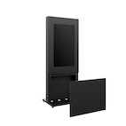 Vorschau: Hagor HP Kiosk 46″ FS Indoorstele zur freien Aufstellung | Einzelhalterung | Portrait-Format | für B