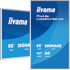 Vorschau: iiyama ProLite LH6581UHSG-1AG 65" 4K UHD Digital Signage-Display mit abnehmbaren Rahmen