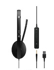Vorschau: EPOS ADAPT 165 USB II - kabelgebundenes Dual Headset mit USB-A + Klinkenstecker 3,5 mm