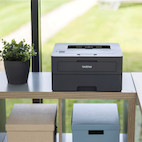 Vorschau: Brother HL-L2445DW kompakter Laserdrucker schwarz weiß mit WLAN/LAN und Duplexdruck