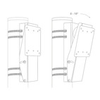 Vorschau: Hagor PLW Säulenadapter - neigbare Halterung zur Adaption an Säulen