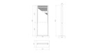 Vorschau: Hagor Floorstand OM55 - Freistehendes Standsystem speziell für Samsung OM55B / OM55N-S