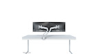 Vorschau: Neomounts FPMA-D750DSILVER Monitorarm 10-32" - Gasfeder - Topfix - Klemme/Durchführung - 8 kg - 25,4