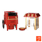 Vorschau: celexon CinePop CP500 Popcornmaschine - Kirmeslook - rot/gold