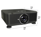 Vorschau: NEC PX750U (ohne Objektiv) Beamer, 7000 ANSI-Lumen, WUXGA