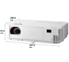 Vorschau: NEC M362W Business Beamer mit 3600 ANSI-Lumen und WXGA Auflösung