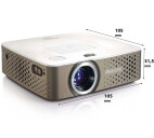 Vorschau: Philips PicoPix PPX3410 Mini Beamer mit 100 ANSI-Lumen und WVGA