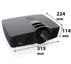 Vorschau: Optoma HD141X 3D Heimkino Beamer mit 3000 ANSI-Lumen und Full-HD