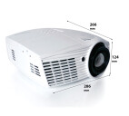 Vorschau: Optoma HD161X 3D Heimkino Beamer mit 2000 ANSI-Lumen und Full-HD