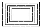 Vorschau: DELUXX Professional mobile Rahmenleinwand Rückprojektion - 4:3 - 427x320cm - 210''