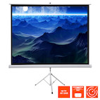 Vorschau: celexon basic line Stativleinwand 220 x 220cm,Leinwand Format 1:1, Heimkino Leinwand, Beamerleinwand