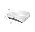 Vorschau: Vivitek DH765Z-UST Kurzdistanzbeamer mit 3500 ANSI-Lumen und Full-HD