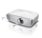 Vorschau: BenQ W1120 Heimkino Beamer mit 2200 ANSI-Lumen und Full-HD Auflösung