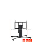 Vorschau: celexon Expert elektrisch höhenverstellbarer Display-Rollwagen Adjust-V4270B mit Kippfunktion - 28cm