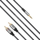 Vorschau: celexon 2x Cinch auf 3,5mm Stereo Klinke Audiokabel 1,0m - Professional Line