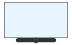 Vorschau: Peerless-AV ACC-SB2 – universelle UC/VC Soundbar-Halterung für 55" bis 85" Single-Displays und 55" b
