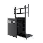 Vorschau: Hagor Pro-Tower L mobiles Standsystem für ein 75-98" Display