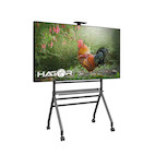 Vorschau: Hagor mobiles Standsystem BrackIT® Scandio in schwarz für ein 55-86" Display