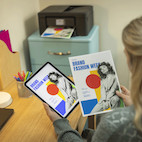 Vorschau: Brother DCP-J1460DW kompaktes 3-in-1 Tinten-Multifunktionsgerät