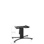 Vorschau: celexon Expert elektrisch höhenverstellbarer Display-Rollwagen Adjust-V4286B mit Kippfunktion - 50cm