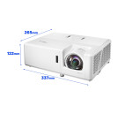 Vorschau: Optoma HZ40ST Kurzdistanz-Laser-Beamer mit 4200 Lumen und Full HD Vorschau: Optoma HZ40ST Kurzdistanz-Laser-Beamer mit 4200 Lumen und Full HD