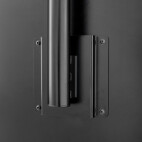Vorschau: Hagor PLD Samsung OM55N Cover - höhenverstellbare Deckenhalterung für Samsung OM55N mit Rückverkleid
