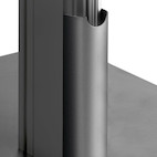 Vorschau: Hagor BrackIT Stand Low Tilt mobiles Standsystem für Vorschaumonitor - 32" - 55" | max. VESA 400x400