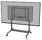 Vorschau: celexon Professional elektrisch höhenverstellbarer Display Rollwagen Adjust-42100MB - 65cm - Demo