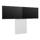 Vorschau: Hagor CON-Line® Big W Dual 65 - 75" Medienstele, Boden-Wand Montage