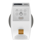 Vorschau: BenQ GV50 Mini-Beamer mit Deckenprojektion, Google TV & kraftvollem 2.1-Sound - Demoware Gold