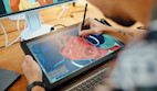 Vorschau: Wacom Cintiq Pro 17 - Kabelgebunden - 382 x 215 mm - USB - 43,2 cm (17") - 16:9 - 3840 x 2160 Pixel