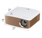 Vorschau: LG PH150 Mini Beamer mit 150 ANSI-Lumen und HD-ready Auflösung