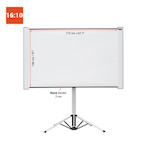 Vorschau: celexon Dual-Format Stativleinwand Mobil Expert 4:3/16:10 - 172 x 108cm 80"