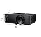 Vorschau: Optoma H116 Business Beamer mit 3800 ANSI-Lumen und WXGA Auflösung