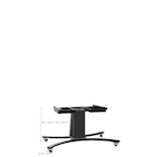 Vorschau: celexon Expert elektrisch höhenverstellbarer Display-Rollwagen Adjust-V4270B mit Kippfunktion - 28cm