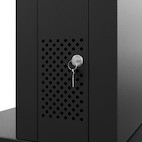 Vorschau: Hagor HP Kiosk 55" FS – B2B Indoorstele für zwei Bildschirme, Back-to-Back | Portrait-Format | Bilds
