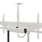 Vorschau: Hagor HP Twin Lift M-DW mobiles, elektro-motorisch höhenverstellbares Liftsystem für zwei Displays n