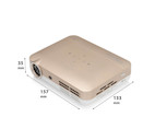 Vorschau: Optoma ML330, gold Mini Beamer mit 500 ANSI-Lumen und WXGA Auflösung