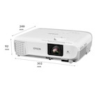 Vorschau: Epson EB-W39 Business Beamer mit 3500 ANSI-Lumen und WXGA Auflösung