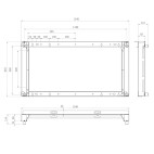 Vorschau: Hagor WH LG 55XE4F - Outdoor-Wandhalterung für LG 55XE4F
