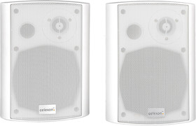 celexon Aktivlautsprecher-Set 525-B - 2x30W 2 Wege Aktivboxen - weiß
