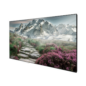 DELUXX Cinema Rahmenleinwand SlimFrame 298 x 168cm, 135" - SOUNDVISION