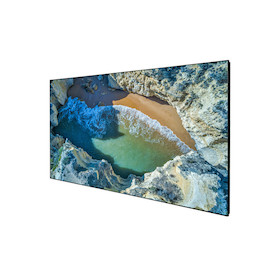 DELUXX Cinema Rahmenleinwand SlimFrame 203 x 114cm, 92" - 4K Pro Flex MWHT